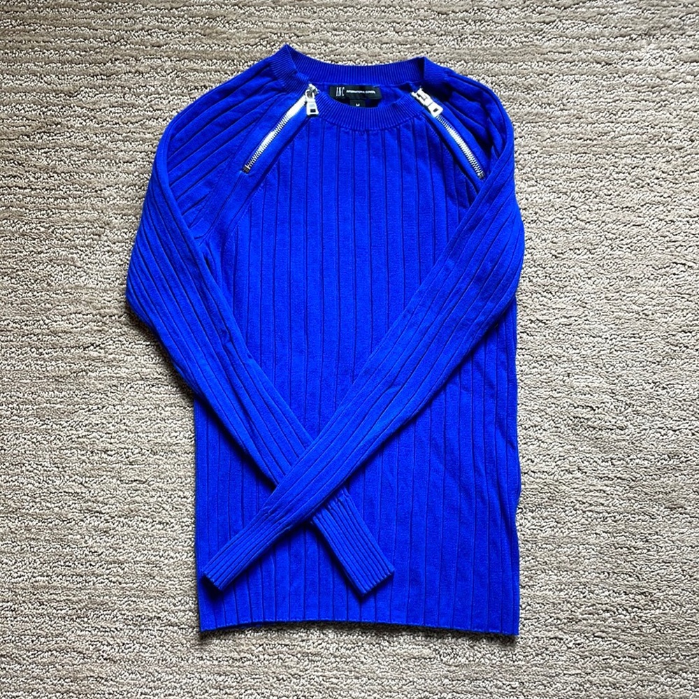 Women’s INC International Concepts size M stripe textured sweater